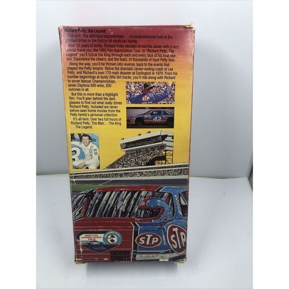 Richard Petty Limited Edition Collector's Car and VHS Tape Set 1992 Car Sealed - Picture 3 of 5
